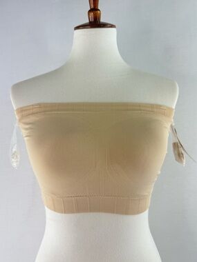 TRUEKIND Nude Seamless Strapless Convertible Bandeau Bra NWT